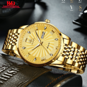 OLEVS 6630 Automatic Full Gold Mechanical Watch for Men.