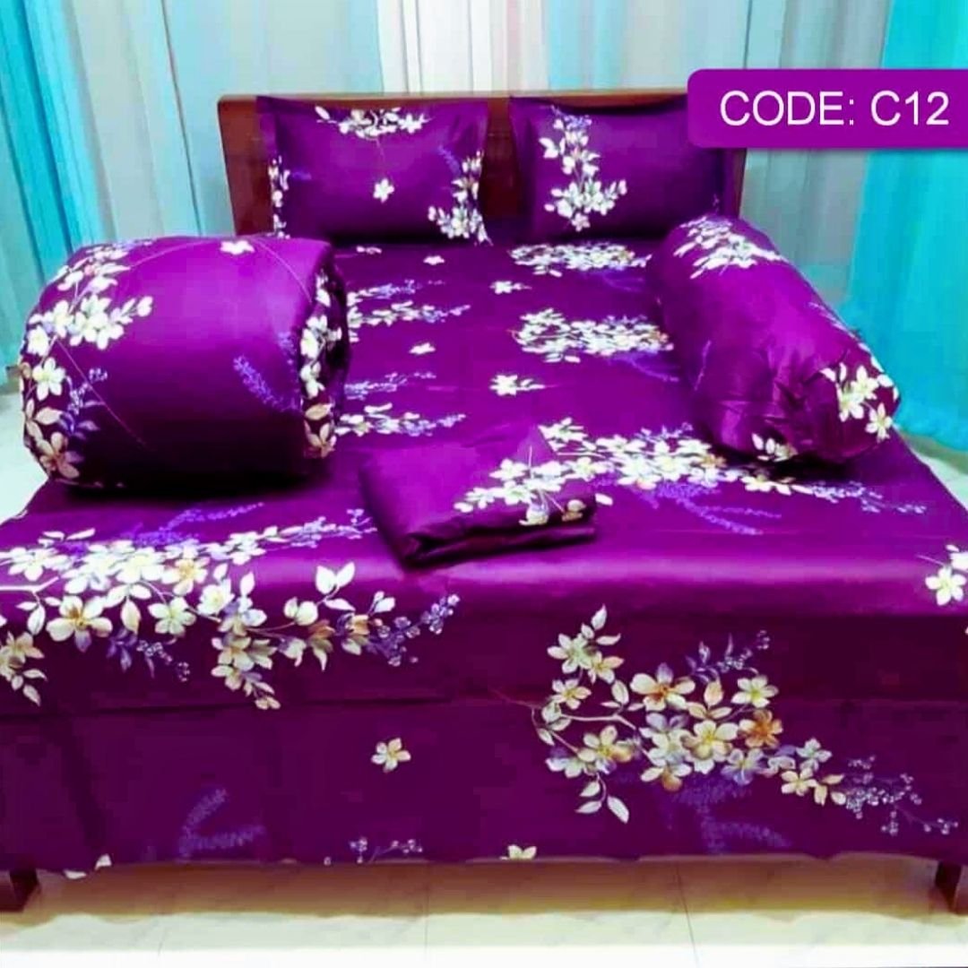 Lavender Garden China Comforter (5 pics Set 10 Ounce)